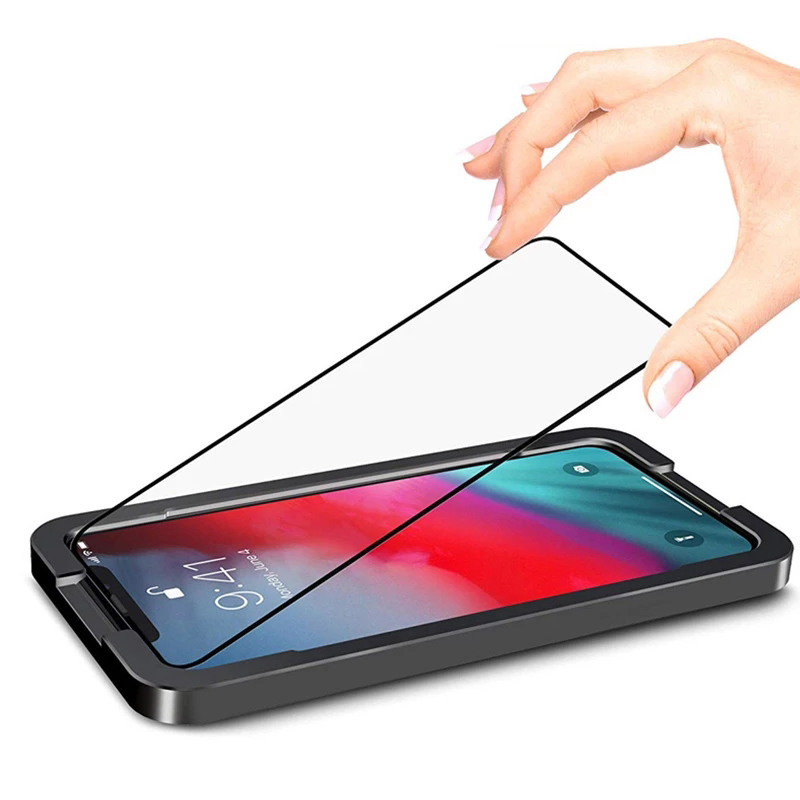 Bakeey-for-iPhone-13-Mini-13-Pro-13-13-Pro-Max-Tempered-Glass-Screen-Protector-Auxiliary-Installatio-1894128-1